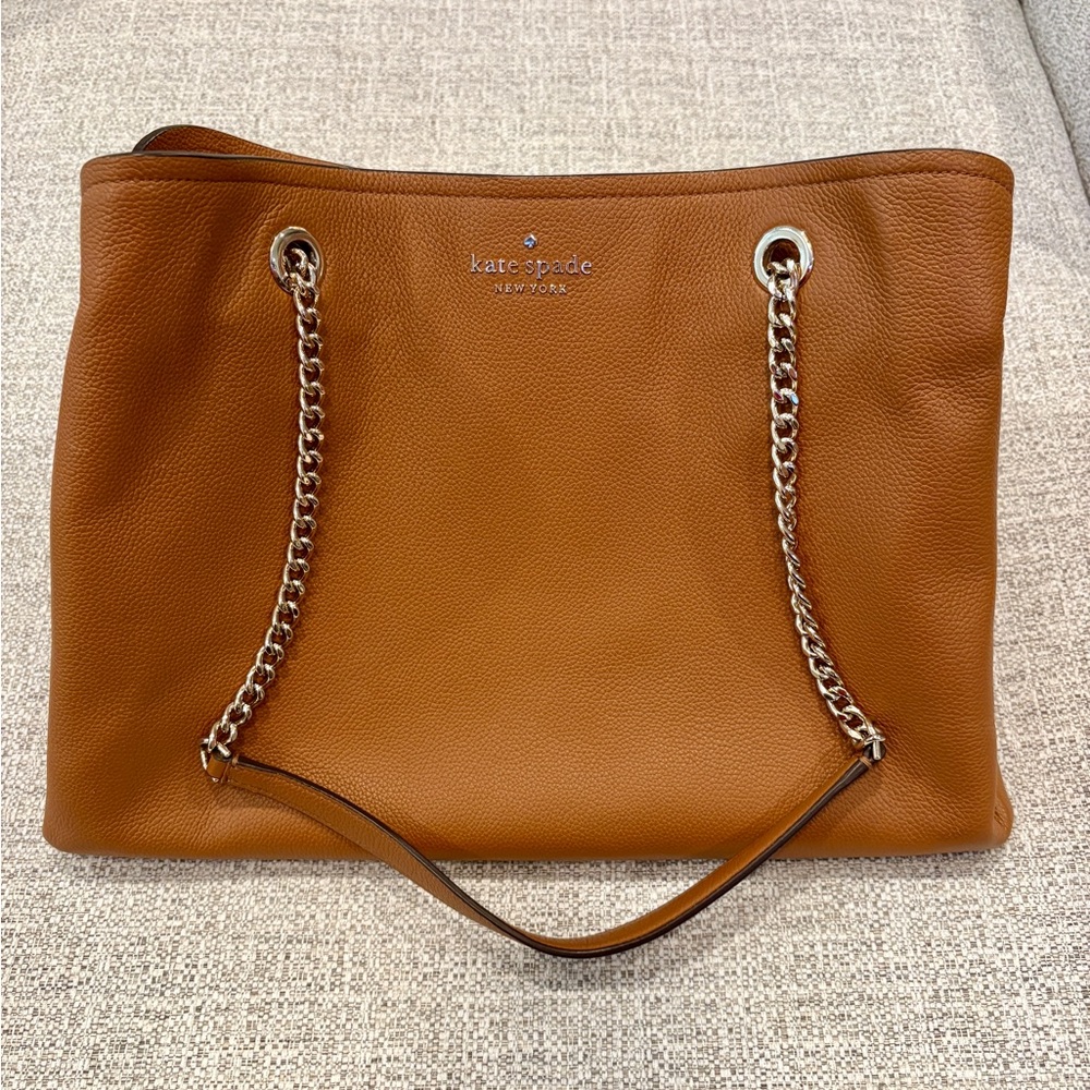Kate Spade Tan Leather Shoulder Bag